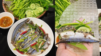 Cách làm món cá nục hấp cuốn bánh tráng rau muống Đà Nẵng, vị đậm đà, không tanh