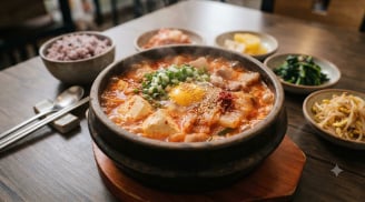 Cách nấu canh đậu phụ kim chi ngon