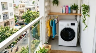 Cảnh báo quan trọng với những gia đình đang đặt mặt giặt ở ban công