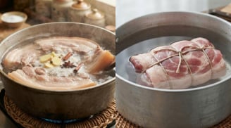 Tại sao luộc thịt ba chỉ nên chọn nước sôi, thịt bắp nên chọn nước lạnh?