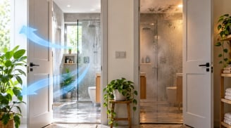 Cửa nhà tắm nên đóng hay mở khi không dùng? Nhiều gia đình đang làm sai mà không biết