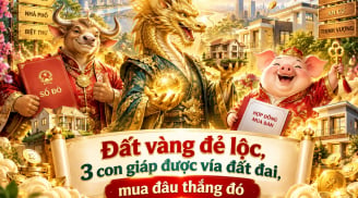 Đất vàng đẻ lộc, 3 con giáp được vía đất đai, mua đâu thắng đó