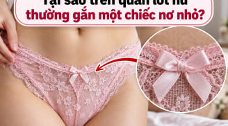 Tại sao trên quần lót nữ thường gắn một chiếc nơ nhỏ?