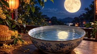 Đêm Trung thu, người xưa mang nước phơi ánh trăng thu hút may mắn, vì sao?