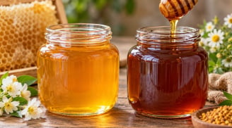 Mật ong từ vàng hổ phách chuyển sang nâu sậm: Có phải đã mất chất, còn dùng được không?