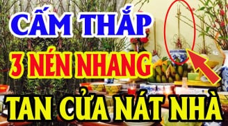 Thắp hương Rằm hay mùng 1 âm lịch nên chọn 1, 3 hay 5 cây nhang để hút lộc?