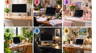 Trắc nghiệm chọn 1 cách sắp xếp bàn làm việc