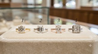 Chọn 1 chiếc nhẫn bạn thích nhất sẽ nói vận may trong công việc của bạn