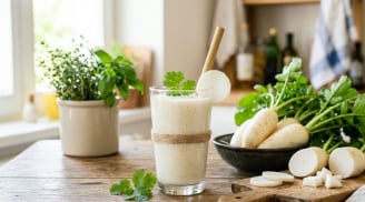Học phụ nữ Nhật cách uống nước củ cải trắng giảm cân, không bị tăng cân trở lại