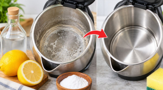 Mẹo làm sạch cặn bám đáy ấm siêu tốc: 5 cách đơn giản, không cần chà mạnh
