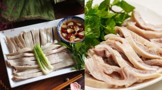 Cách luộc dạ dày lợn trắng giòn sần sật, không hôi, không dai