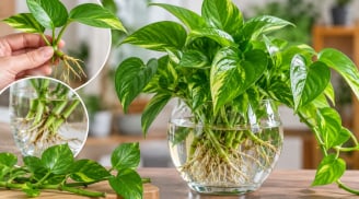 Cách trồng trầu bà thủy sinh không bị vàng lá: 6 bước đơn giản giúp cây xanh tốt quanh năm