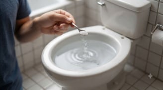 Vì sao nên đặt nắm muối vào bồn cầu?