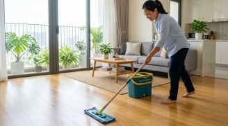 Cách lau nhà sạch bóng, cả tuần không bám bụi