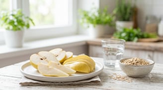 Mùa thu lê vào mùa, giàu nước và chất xơ nhưng 3 nhóm người nên ăn vừa phải