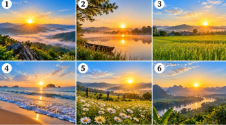Khung cảnh bình minh nào đã thu hút bạn?