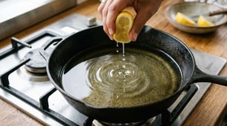 Chỉ vài giọt chanh vào chảo dầu, nhiều người bất ngờ với kết quả nhận được
