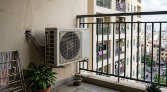 5 điều cần lưu ý cho những gia đình để cục nóng điều hòa ở ban công, lô gia