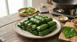 Cách cuốn chả lá lốt ngon xanh mướt 10 cái như 1 nhìn là muốn ăn ngay