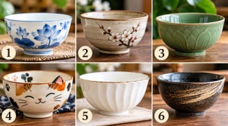 Chọn 1 chiếc bát bạn muốn dùng để ăn cơm, bạn đang ẩn giấu sức mạnh nội lực gì?