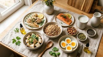 Sau tuổi 40, nên ăn thường xuyên 6 nhóm thực phẩm này để duy trì cơ bắp, hỗ trợ xương khớp