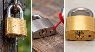 Vì sao ổ khóa thường có thêm lỗ nhỏ bên dưới? Công dụng thực sự không phải ai cũng biết
