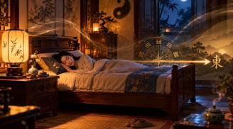Vì sao các cụ dặn ngủ không quay đầu hướng Đông?