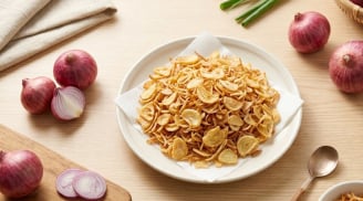 Cách tự làm hành phi giòn thơm, để lâu không ỉu, không hôi dầu