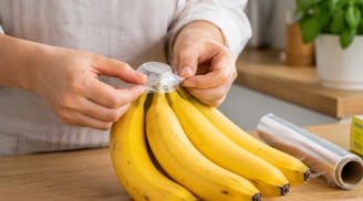 Mẹo bảo quản chuối chín được lâu, không nẫu, không thâm đen