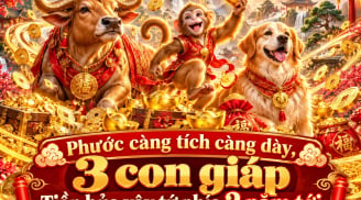 Phước càng tích càng dày, 3 con giáp Tiền bủa vây tứ phía 2 năm tới