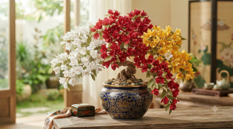 Thả thứ nào vào trồng hoa giấy: Hoa mọc quanh năm, nhìn vào ai cũng thích