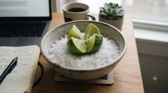 Vì sao nên đặt 1 bát chanh muối ở góc bàn làm việc