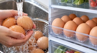 Vì sao không nên rửa trứng trước khi cất? Nếu trứng bẩn hãy làm cách khác