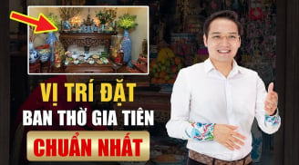 Bàn thờ để tầng 1 có được không?