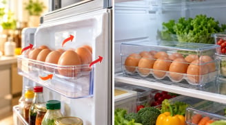 Tại sao không nên cất trứng ở cánh tủ lạnh?