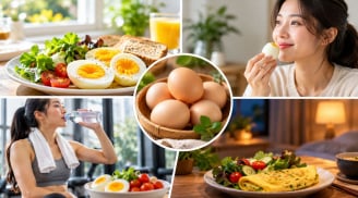 Thời điểm vàng ăn trứng giúp hỗ trợ giảm cân, ăn đúng lúc no lâu, hạn chế thèm ăn