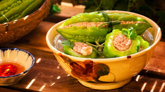 Cách nấu canh khổ qua ngon không đắng