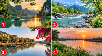 Chọn 1 dòng sông bạn thấy bình yên nhất
