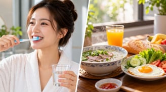 Buổi sáng nên đánh răng trước hay ăn sáng trước? Câu trả lời nhiều người làm ngược