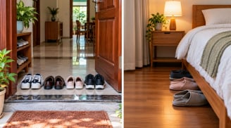 Người xưa rất sợ mũi giày dép chĩa vào cửa nhà, vào giường ngủ: Vì sao?