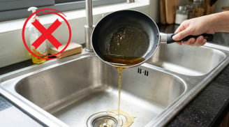 Cách xử lý dầu ăn đã qua sử dụng: Tuyệt đối không đổ vào bồn rửa