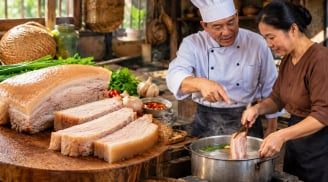Luộc thịt chín ngoài đỏ trong: Đầu bếp mách cách luộc mềm ngon, chín đều