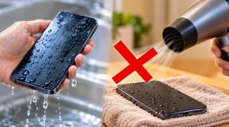 Điện thoại bị ướt, có nên dùng máy sấy tóc để sấy?