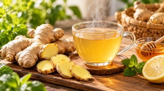 Cách pha trà gừng buổi sáng tốt cho sức khỏe