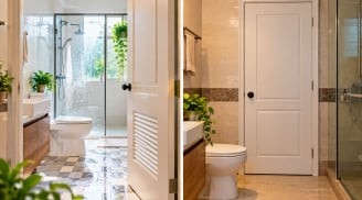 Nên đóng hay mở cửa nhà tắm, nhà vệ sinh khi không dùng?
