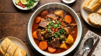 Cách nấu bò sốt vang mềm nhừ, không có mùi gây