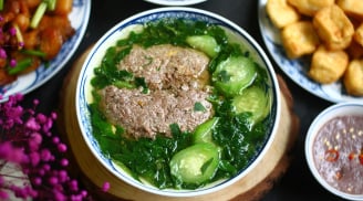 Cách nấu canh riêu cua mồng tơi ngon ngọt, mát lành