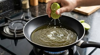 Tại sao khi chiên rán, nên cho vài giọt nước cốt chanh vào chảo dầu?