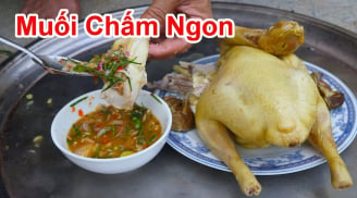 Đầu bếp tiết lộ cách làm muối chấm gà thơm ngon