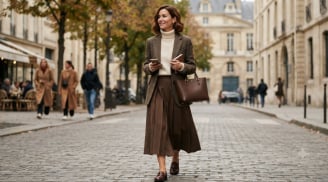 5 công thức phối đồ công sở mùa thu theo phong cách old money: Càng đơn giản càng sang